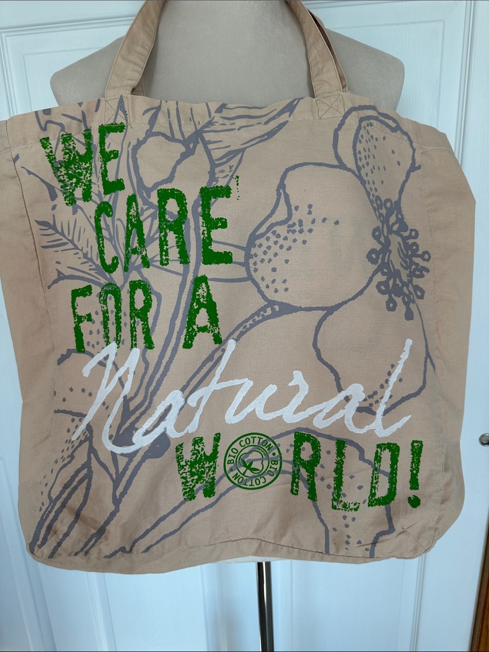 C&A cotton tote bag Bio Cotton 16x20 inches